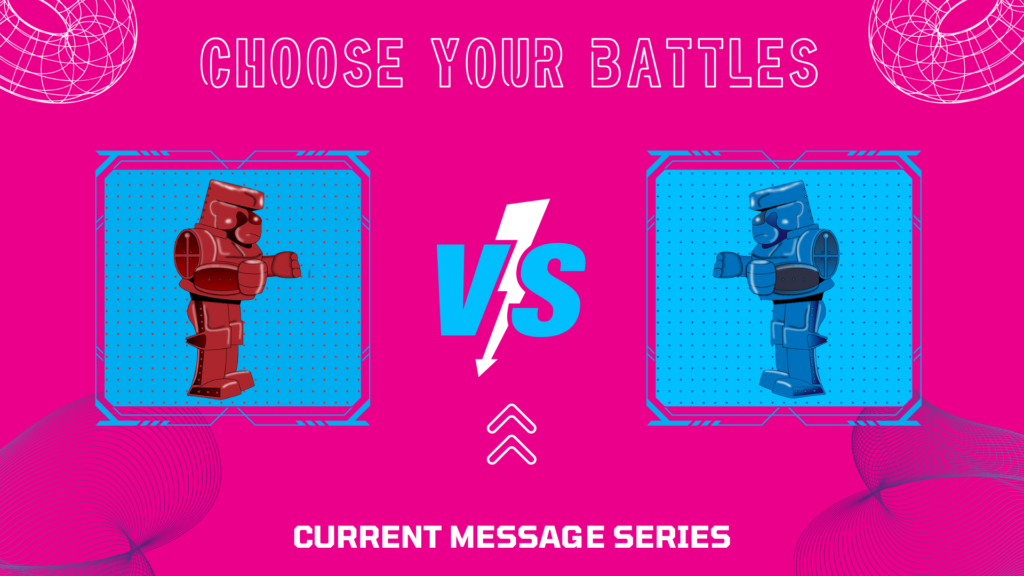 choose your battles, don't run to the couch, bring the fattened calf, battles with extended family, Jesus on deck