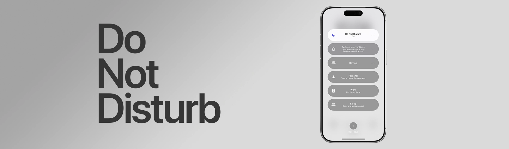 Do Not Disturb sermon series graphic focused on silencing distractions and creating space to hear God.