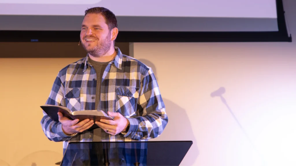 Silent Mode sermon graphic from Anchor Church Do Not Disturb series about prayer and silence from Mark 1:35–39