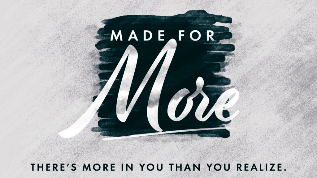 A person standing confidently at a crossroads with light breaking through the clouds, representing discovering God-given purpose and identity in the Made for More series.
